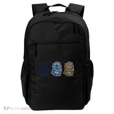 Scuba Diver Vintage Backpack