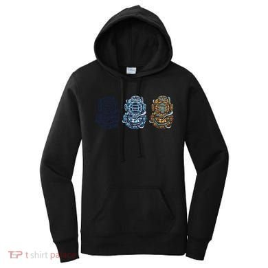 Scuba Diver Vintage Women's Hoodie