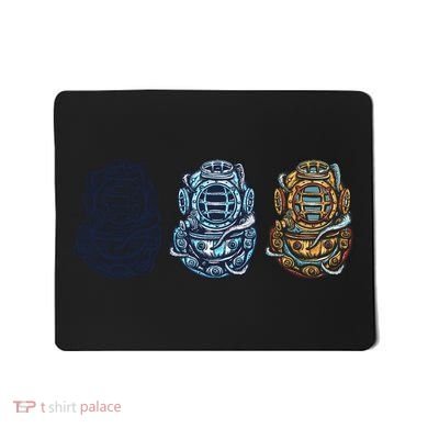 Scuba Diver Vintage Mousepad