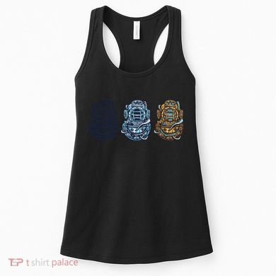 Scuba Diver Vintage Women's Tank Top