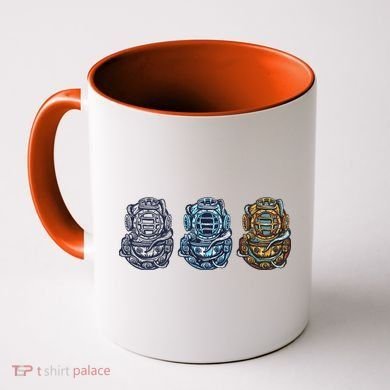 Scuba Diver Vintage Coffee Mug