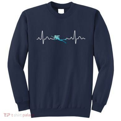 Scuba Diving Heartbeat Pulse Sweatshirt