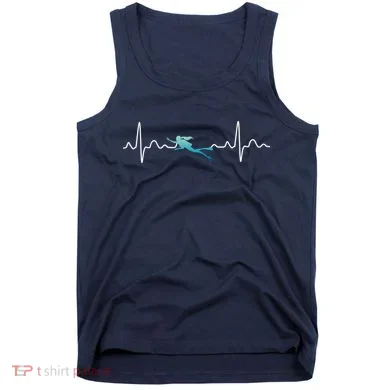 Scuba Diving Heartbeat Pulse Tank Top