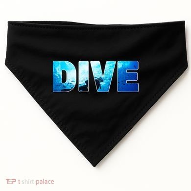 Scuba Diving Ocean USA-Made Doggie Bandana