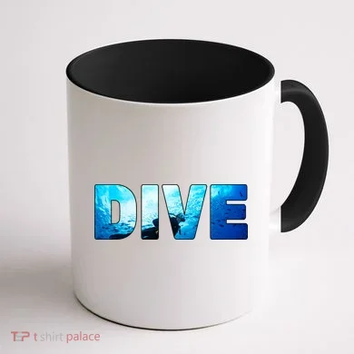 Scuba Diving Ocean Coffee Mug back