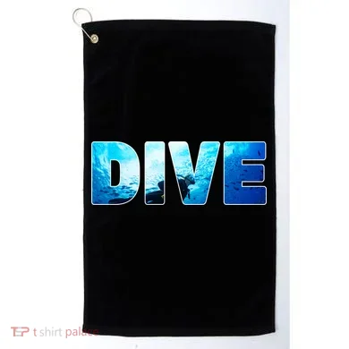 Scuba Diving Ocean Golf Towel
