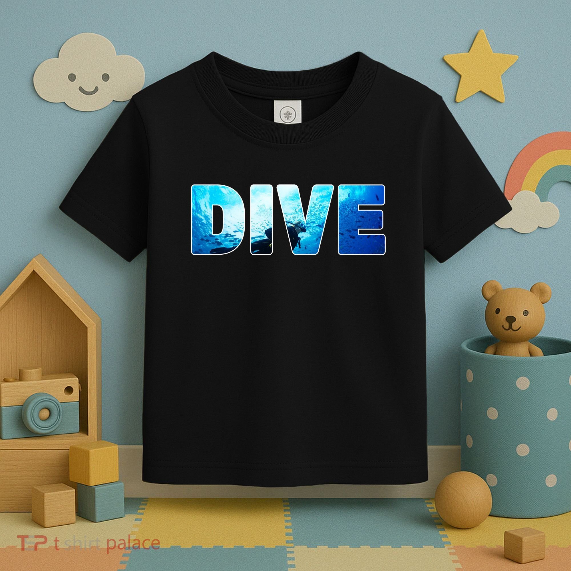 Scuba Diving Ocean Toddler T-Shirt