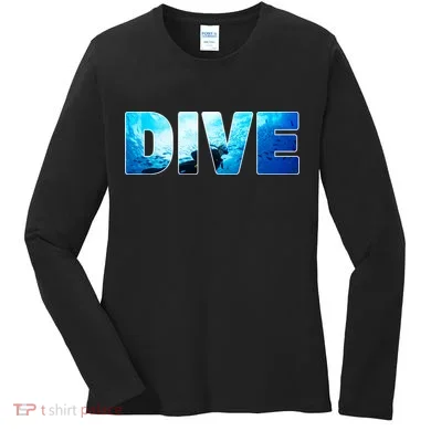 Scuba Diving Ocean Women's Long Sleeve Shirt