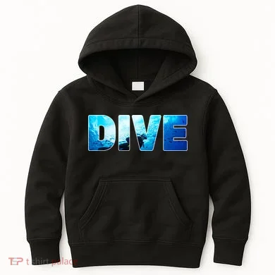 Scuba Diving Ocean Kids Hoodie