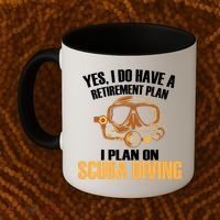 Scuba Diving Retirement Plan Coffee Mug thumb 2