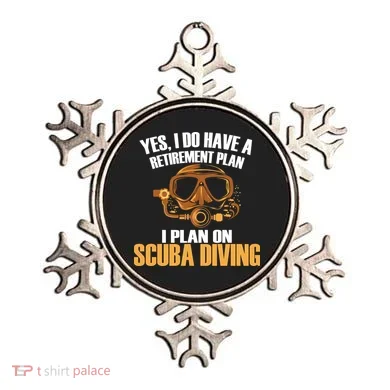 Scuba Diving Retirement Plan Ornament