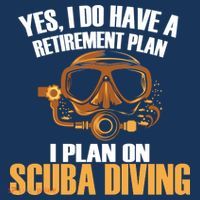 Scuba Diving Retirement Plan USA-Made Doggie Bandana thumb 2