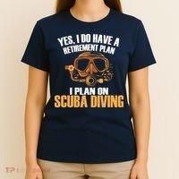 Scuba Diving Retirement Plan T-Shirt thumb 4