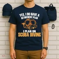 Scuba Diving Retirement Plan T-Shirt thumb 6