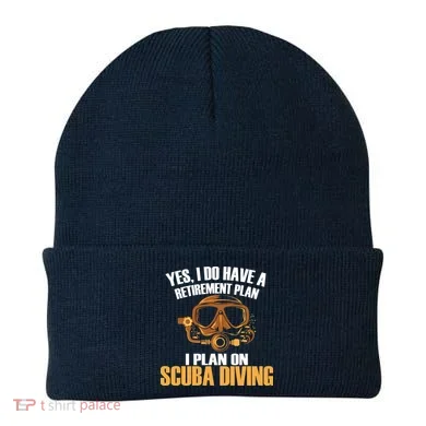 Scuba Diving Retirement Plan Beanie