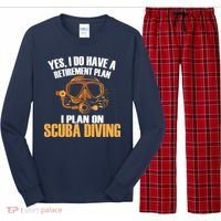 Scuba Diving Retirement Plan Long Sleeve Pajama Set thumb 0