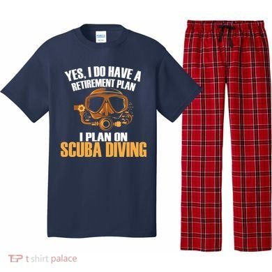 Scuba Diving Retirement Plan Pajama Set