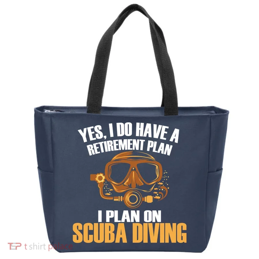 Scuba Diving Retirement Plan Tote Bag