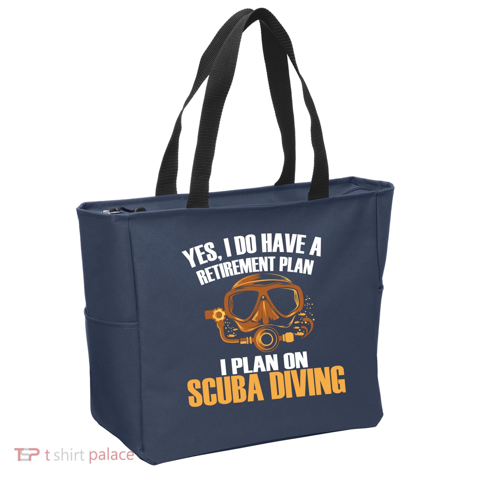Scuba Diving Retirement Plan Tote Bag