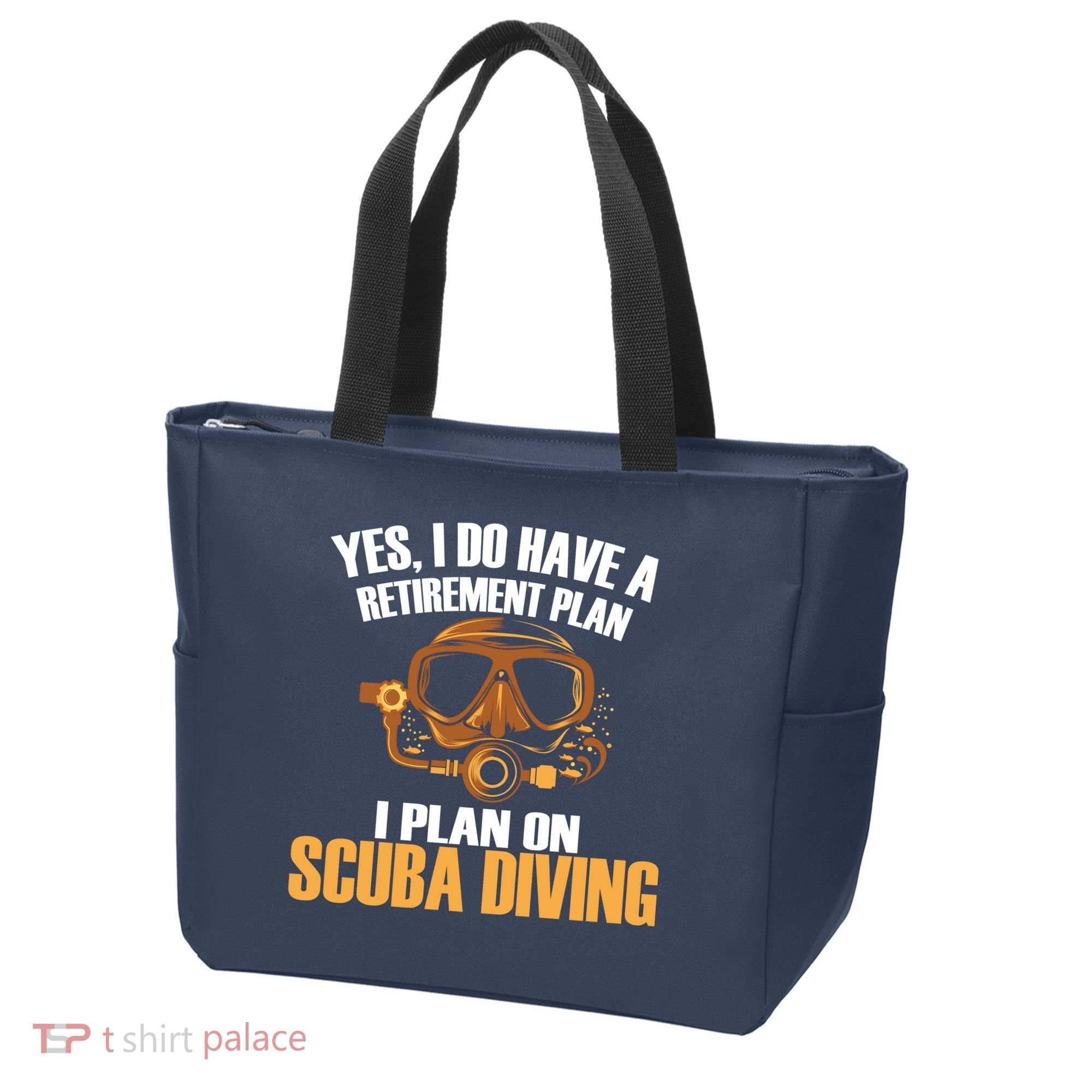 Scuba Diving Retirement Plan Tote Bag