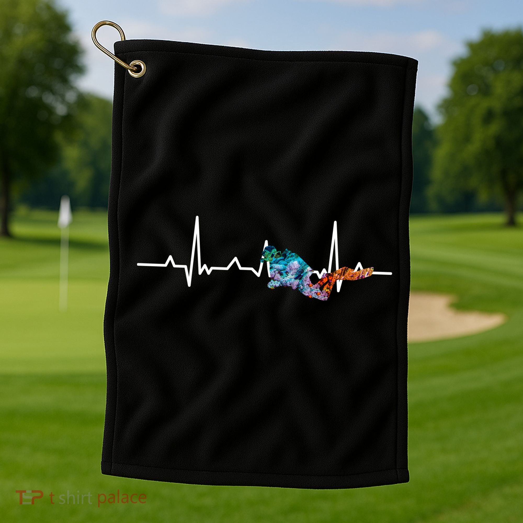 Scuba Pulse Golf Towel