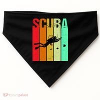 Scuba Retro USA-Made Doggie Bandana thumb 0