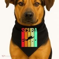 Scuba Retro USA-Made Doggie Bandana thumb 1