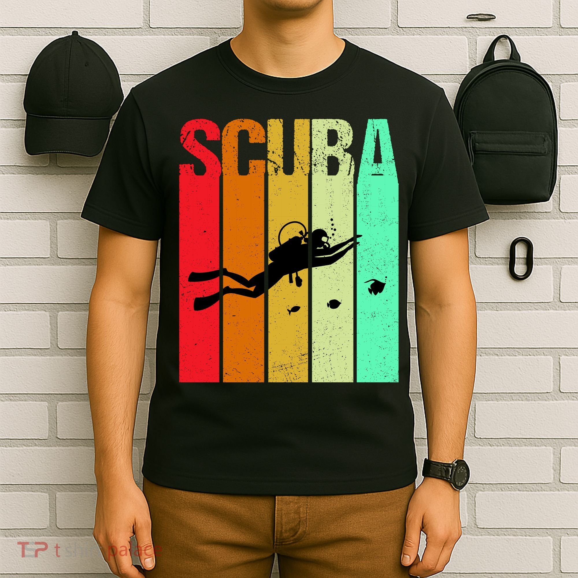 Scuba Retro T-Shirt