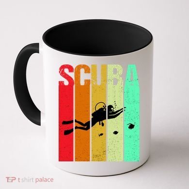 Scuba Retro Coffee Mug