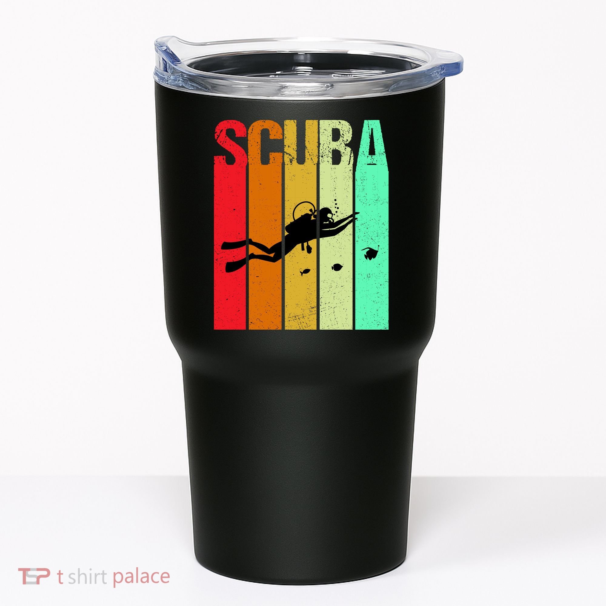 Scuba Retro Tumbler