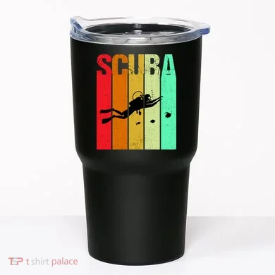 Scuba Retro Tumbler