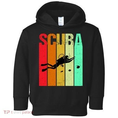 Scuba Retro Toddler Hoodie