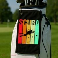 Scuba Retro Golf Towel thumb 2