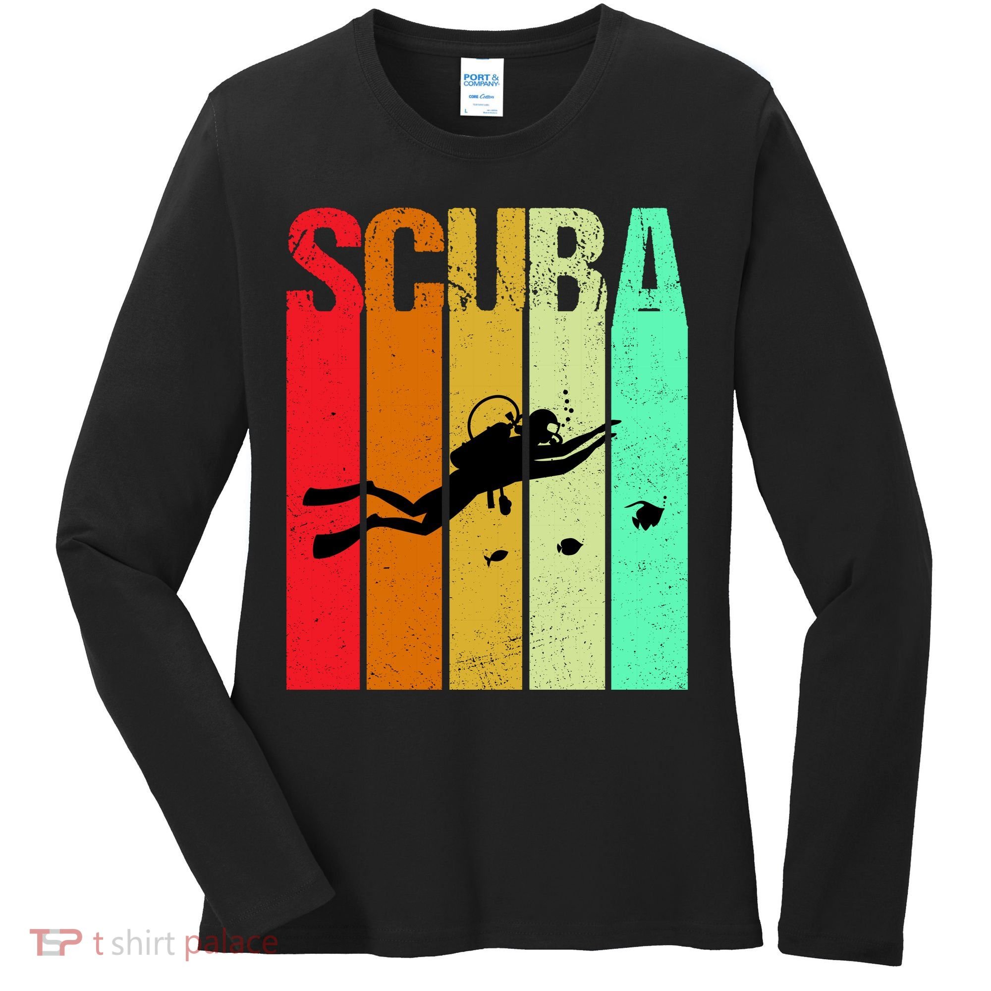 Scuba Retro Women's Long Sleeve Shirt