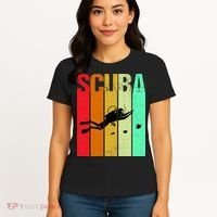 Scuba Retro Women's T-Shirt thumb 4