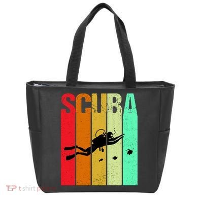 Scuba Retro Tote Bag
