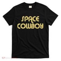 Space Cowboy Vintage Large Print Retro Distressed T-Shirt thumb 0