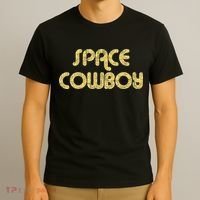 Space Cowboy Vintage Large Print Retro Distressed T-Shirt thumb 3