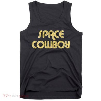 Space Cowboy Vintage Large Print Retro Distressed Tank Top