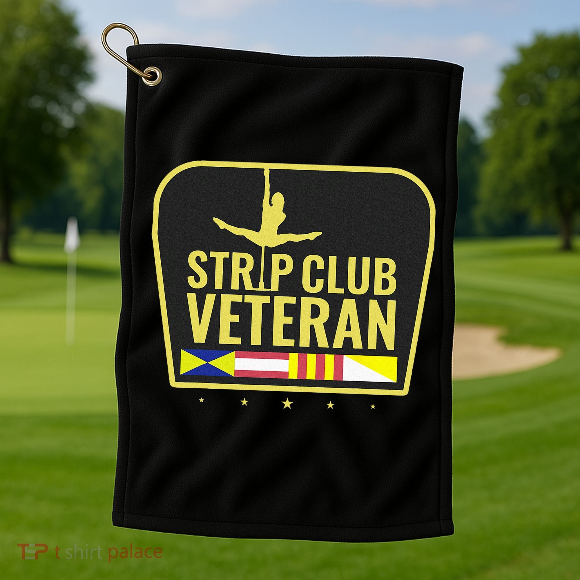 Strip Club Veteran Golf Towel