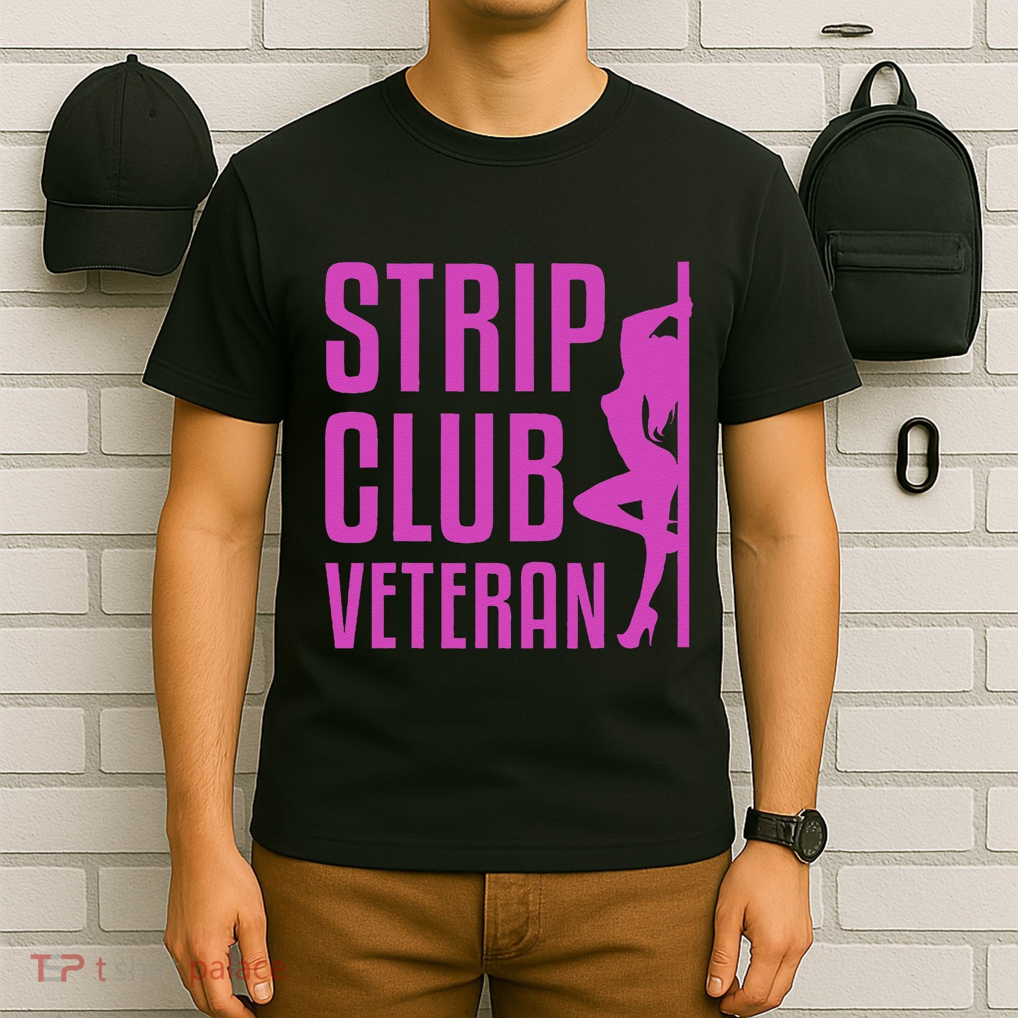 Strip Club Veteran Millitary Soldier Vintage T-Shirt