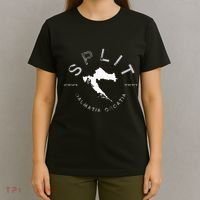 Split Croatia Vintage Distressed Graphic T-Shirt thumb 4