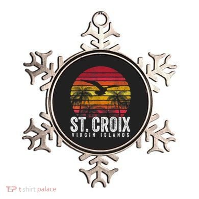 St. Croix Vintage Retro Sunset Beach Island Gift Ornament