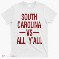 South Carolina Vs All YAll Vintage Weathered Southerner T-Shirt thumb 0