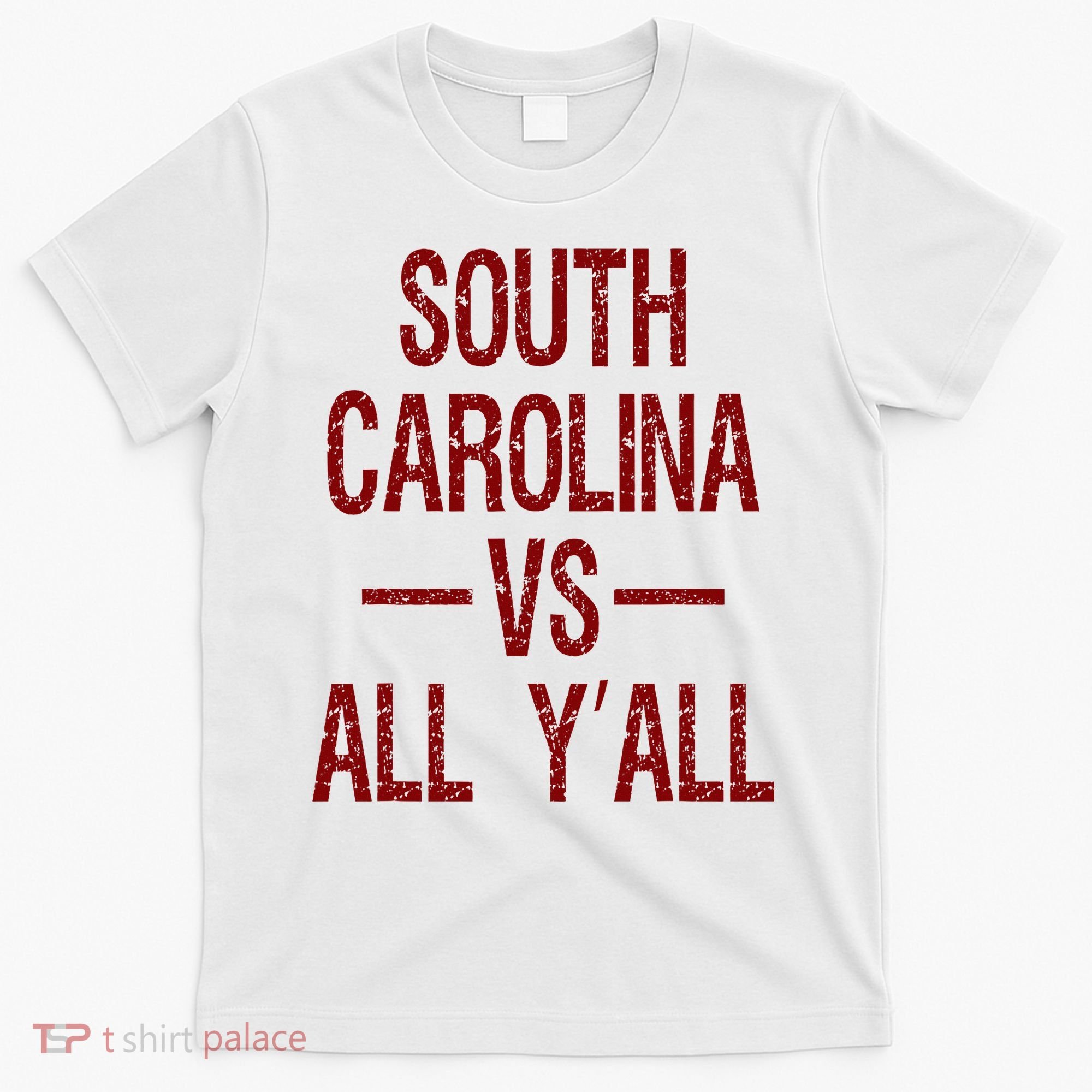 South Carolina Vs All YAll Vintage Weathered Southerner T-Shirt