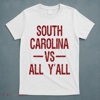 South Carolina Vs All YAll Vintage Weathered Southerner T-Shirt thumb 5