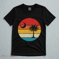 South Carolina Vintage State Flag Palmetto Moon Sc Pride T-Shirt thumb 5