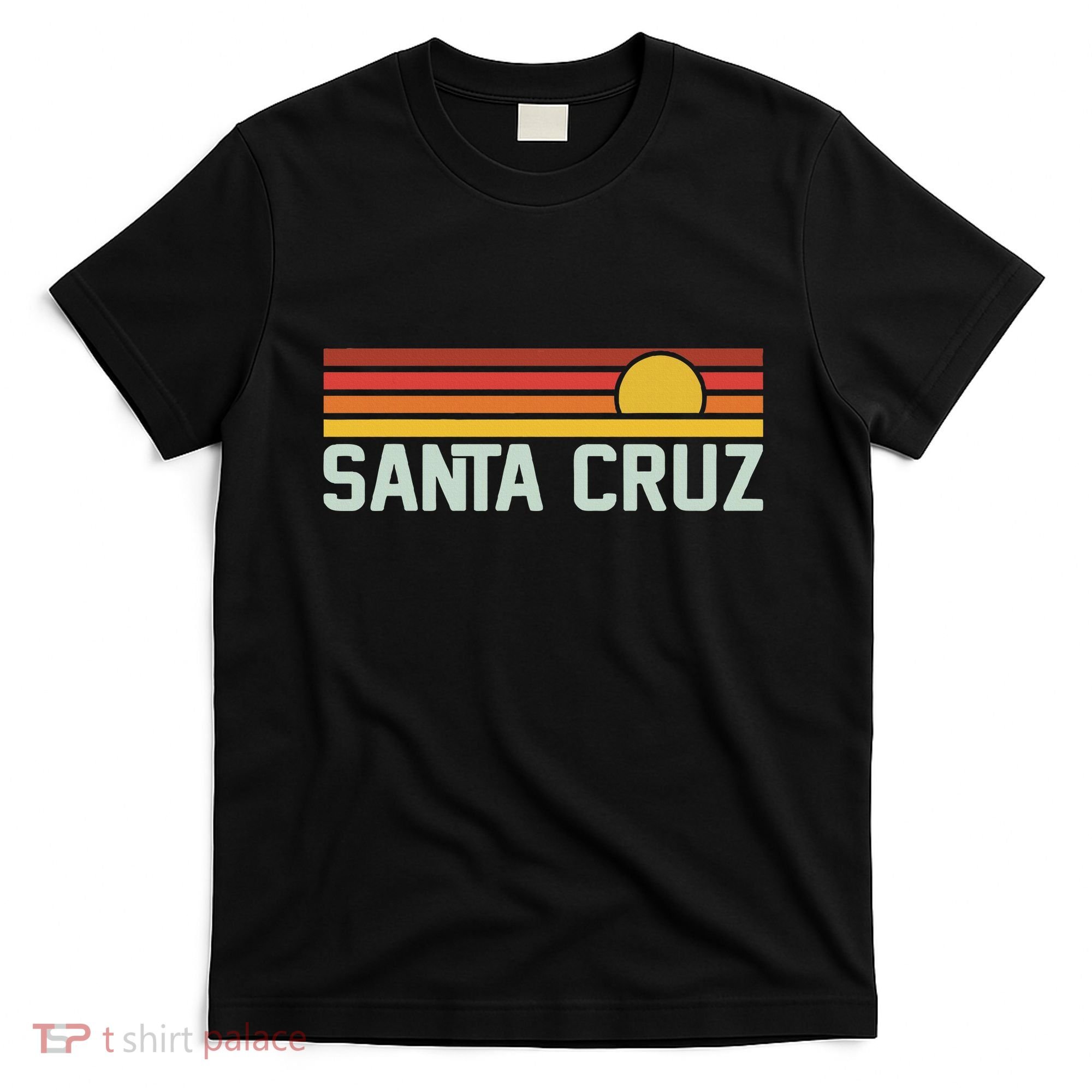 Santa Cruz Vintage Beach Sunset California Santa Cruz Summer T-Shirt