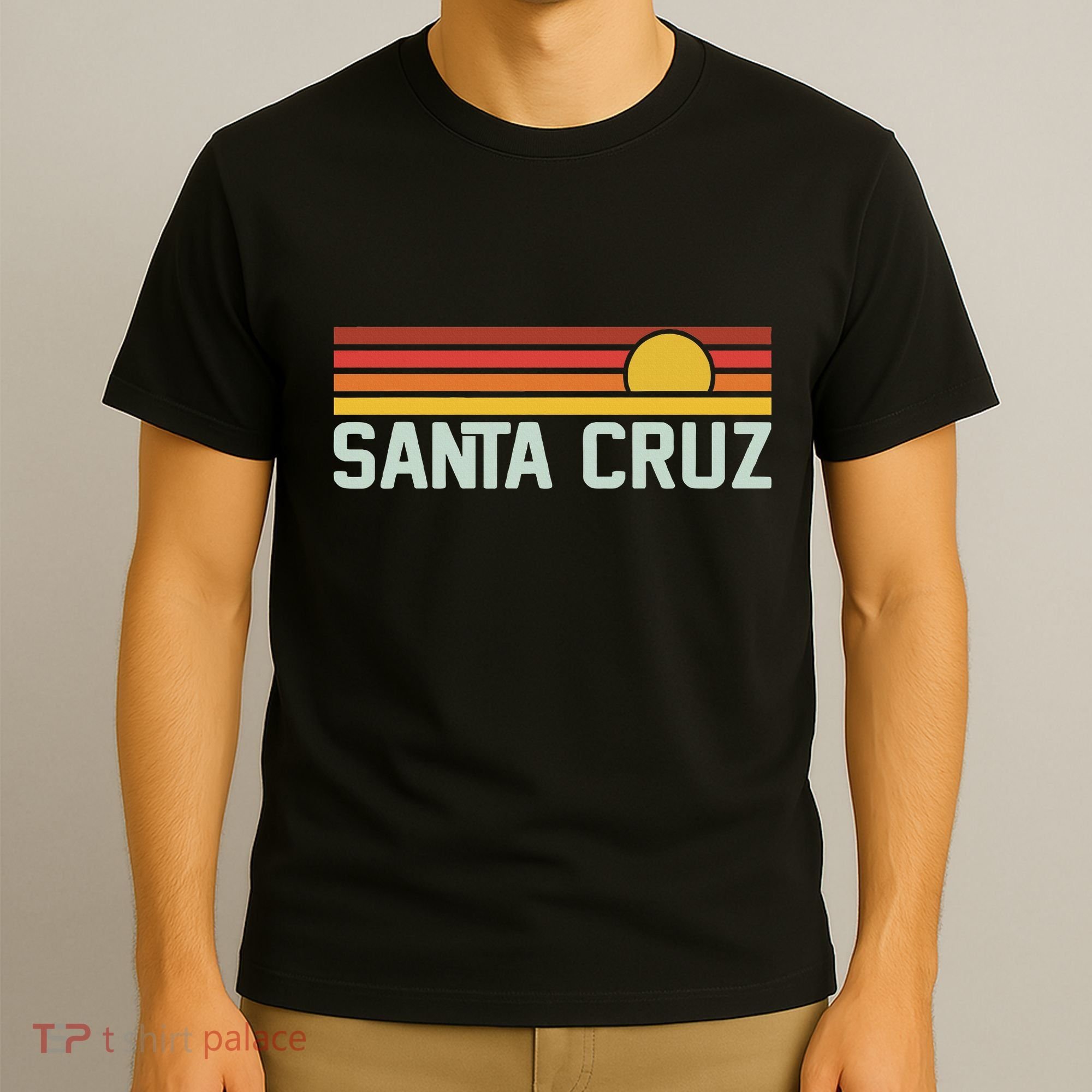 Santa Cruz Vintage Beach Sunset California Santa Cruz Summer T-Shirt