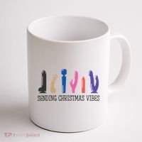 Sending Christmas Vibe Sending You Happy Vibe Xmas Vibrator  Coffee Mug thumb 1